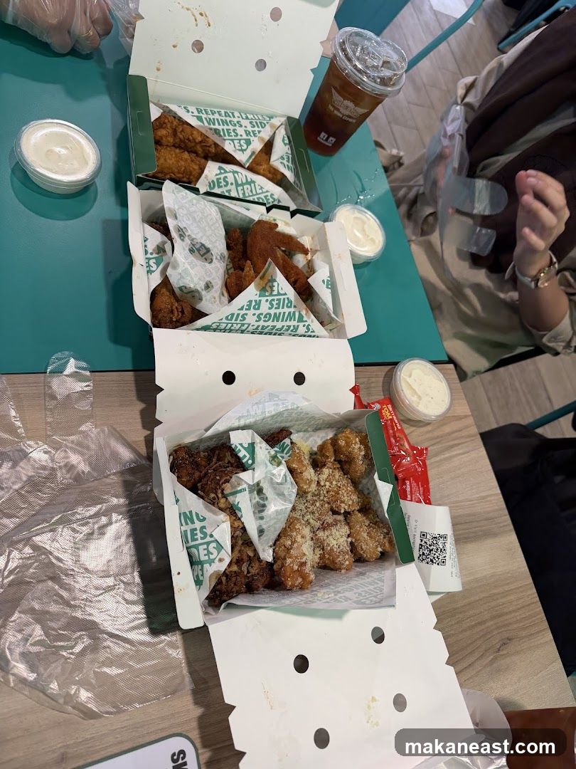 Chicken Wings and Drink