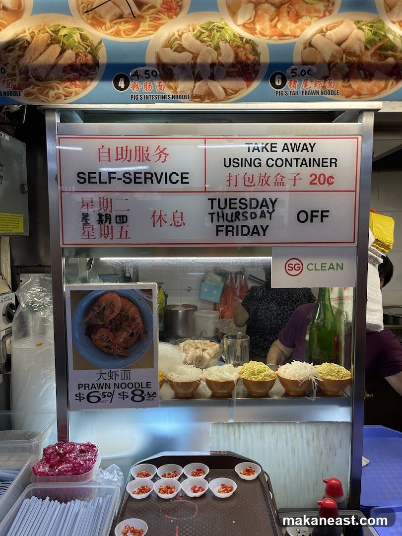 Noodle Stall Counter