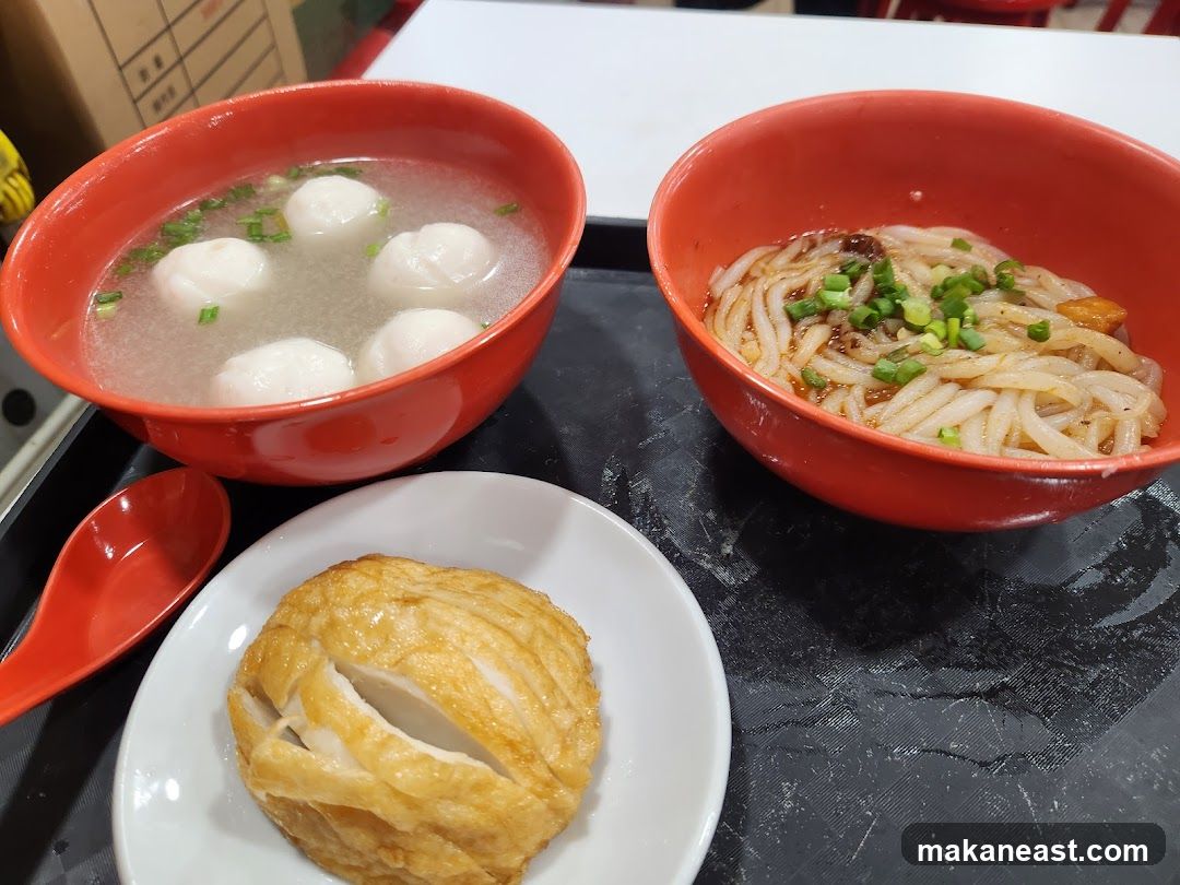 Fish balls and noodles