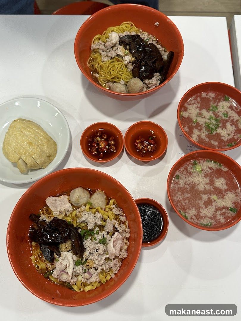Noodle Soup with Sides