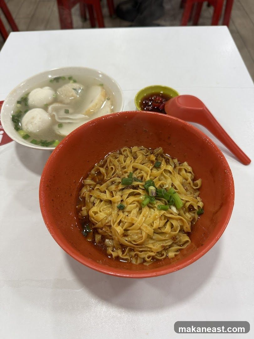 Noodles and Fishball Soup