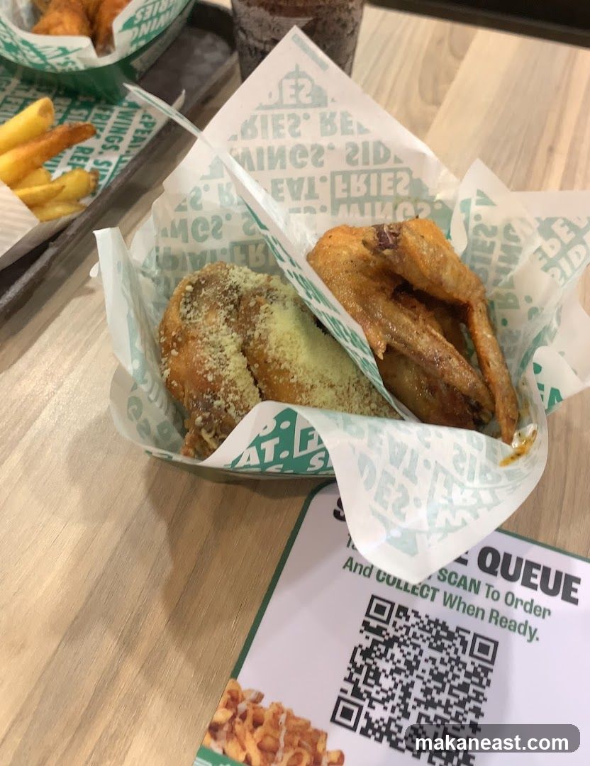 Chicken Wings and Fries