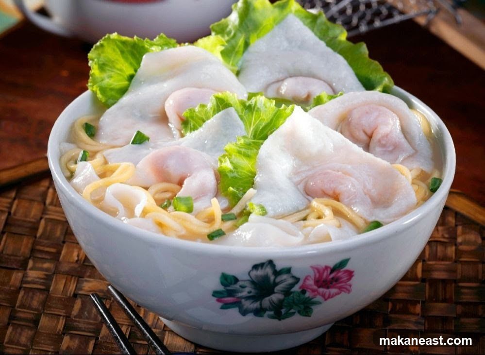Noodle Soup with Fish Dumplings