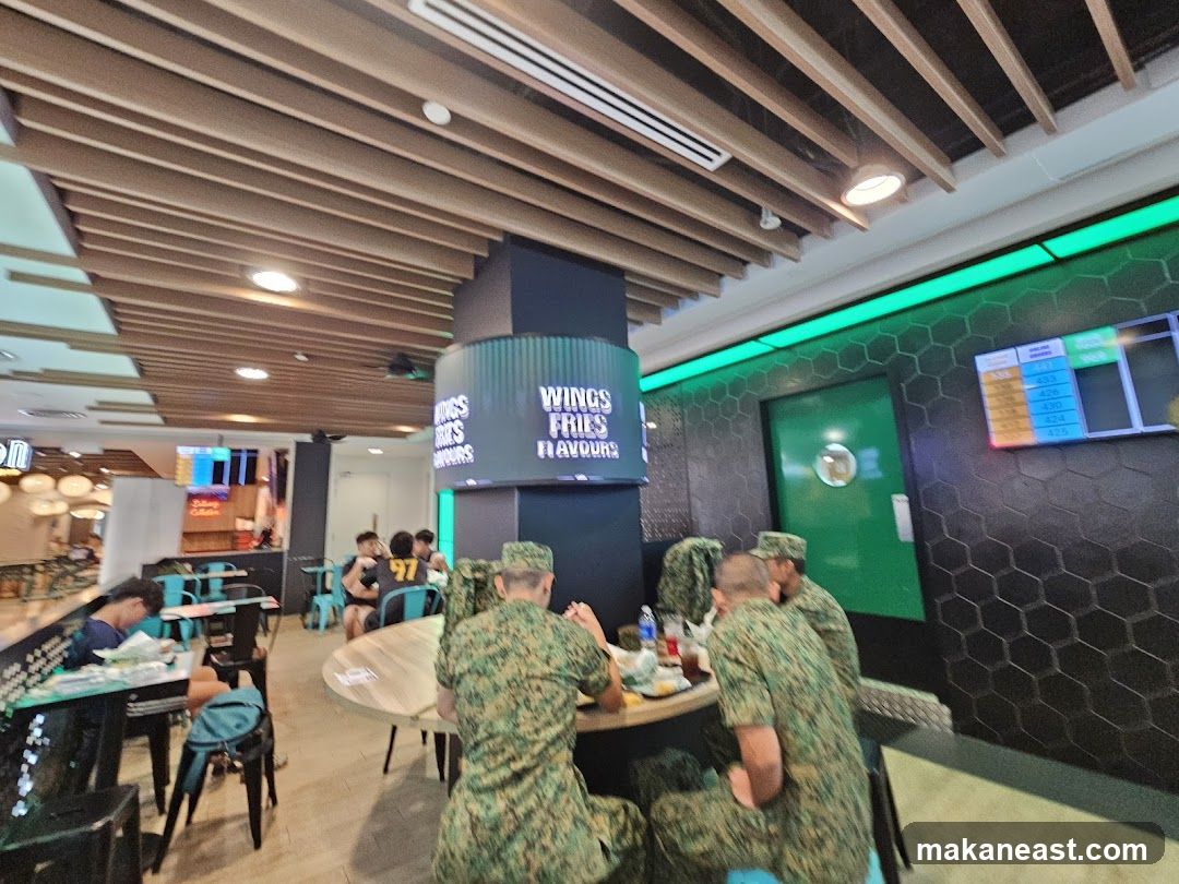 Diners at a restaurant