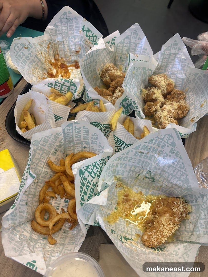 Chicken Wings and Fries