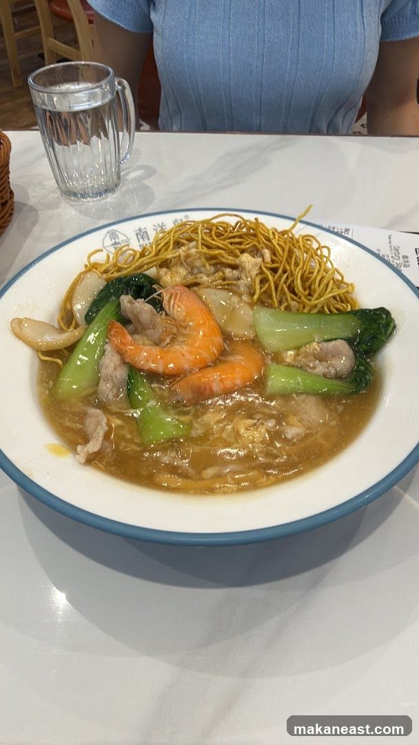 Noodles with Shrimp and Vegetables