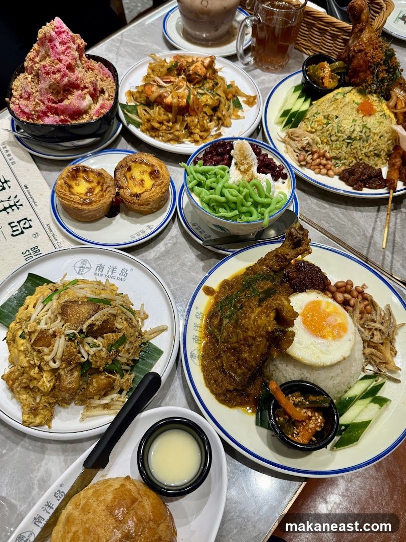 Malaysian Cuisine Spread