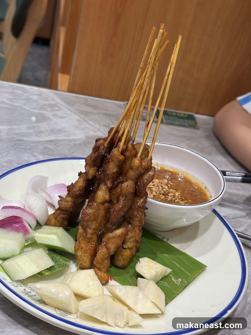 Chicken Satay with Peanut Sauce