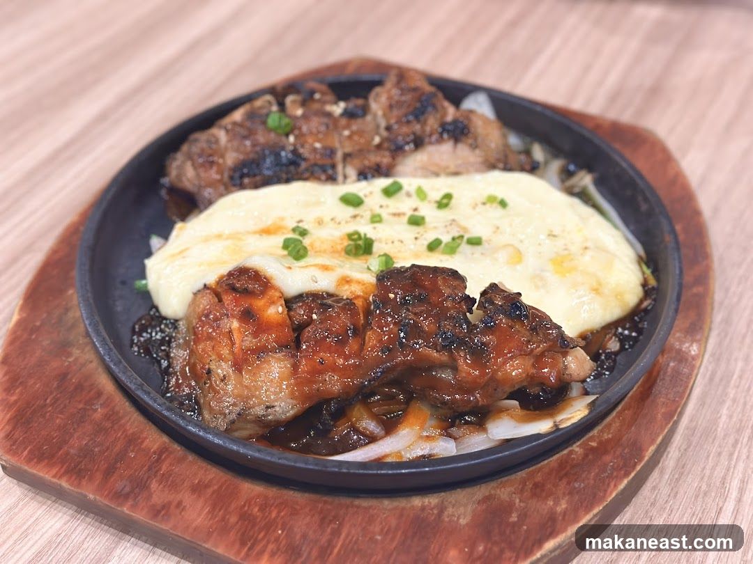 Sizzling Meat Platter with Cheese