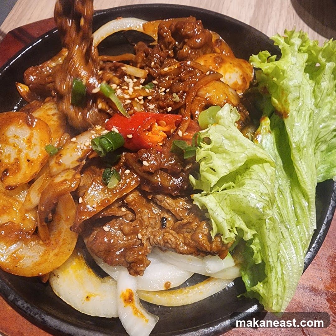 Sizzling Beef Dish