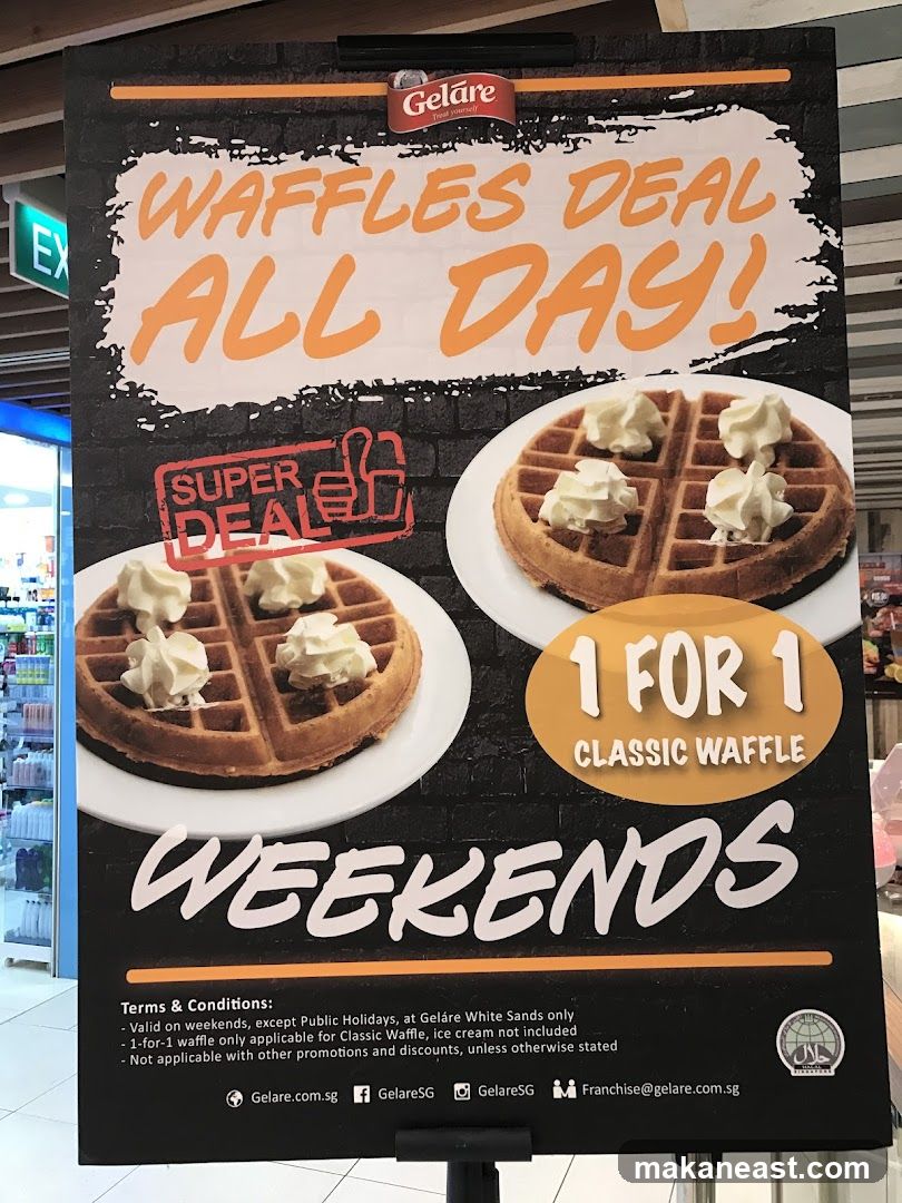 Gelare Waffles Deal