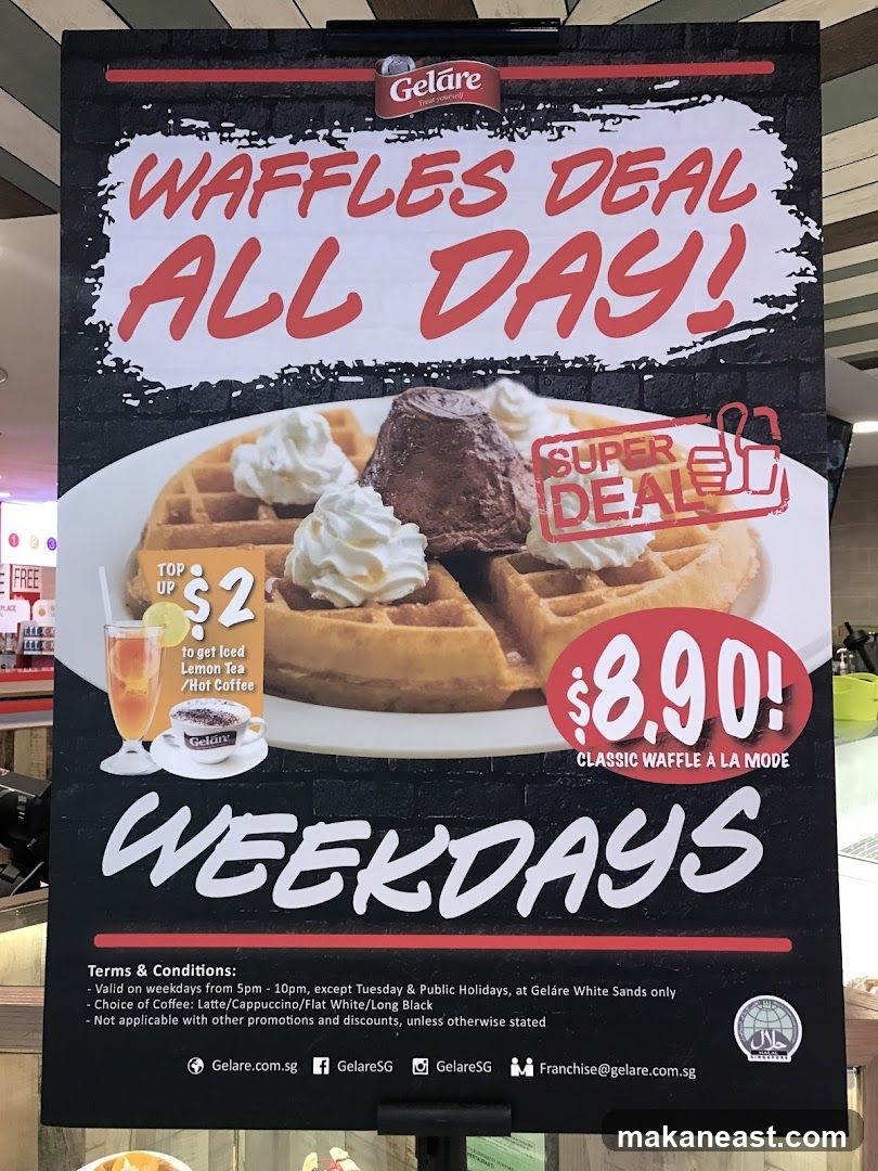Waffles Deal All Day!