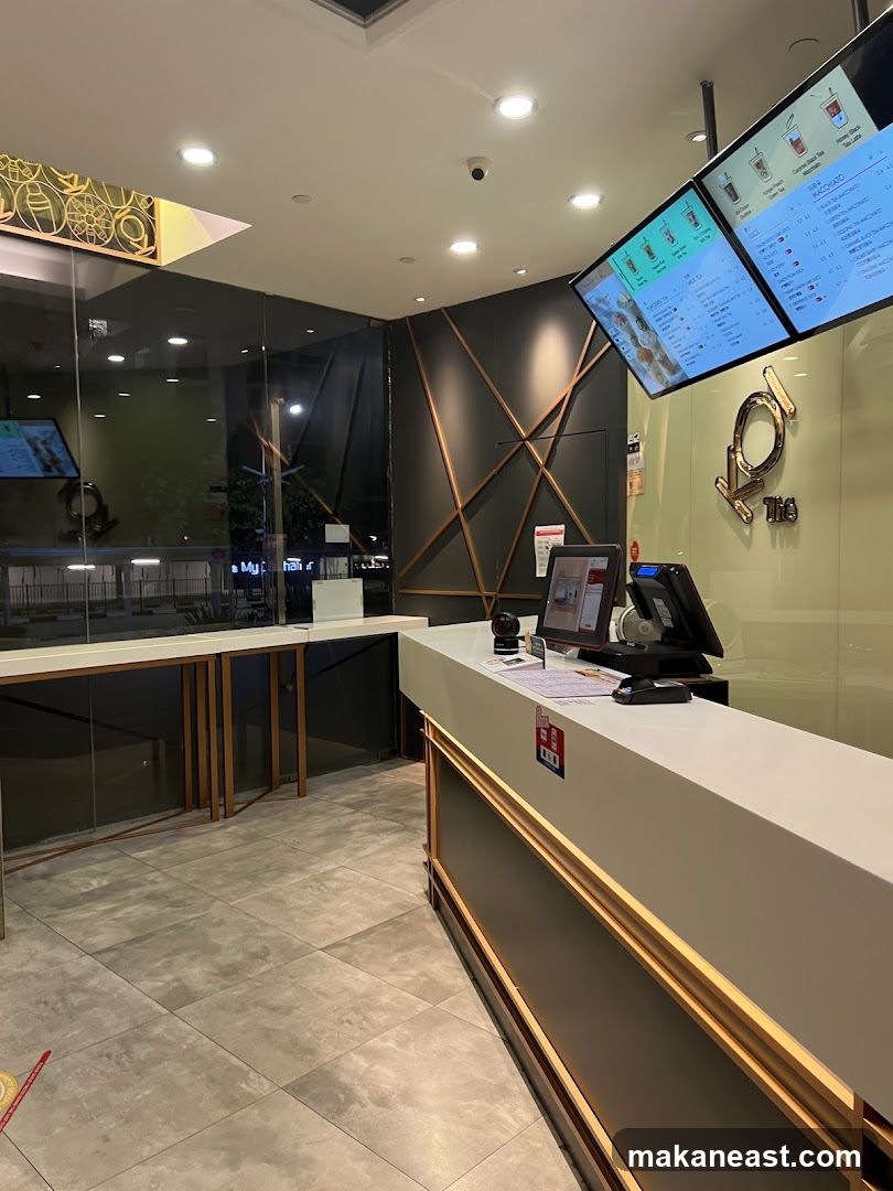 Bubble Tea Shop Counter