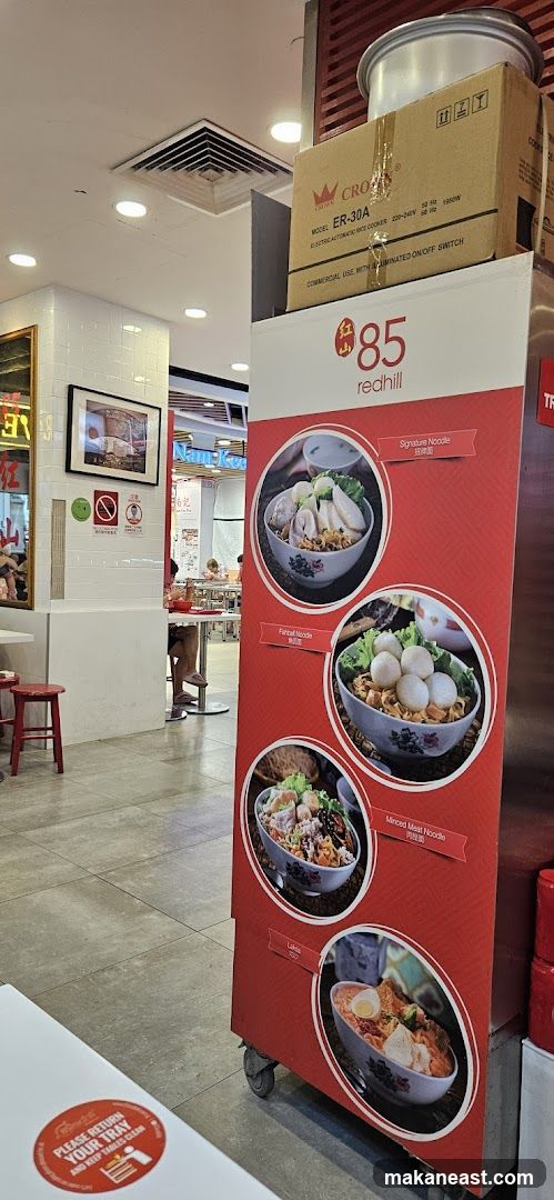 Menu Board with Noodle Dishes
