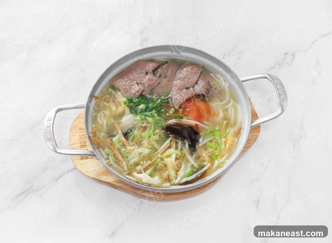 Noodle Soup with Liver
