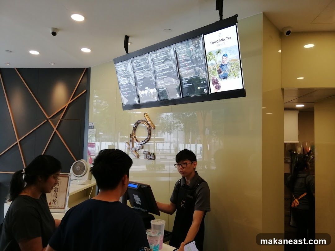 Taro Q Milk Tea Menu