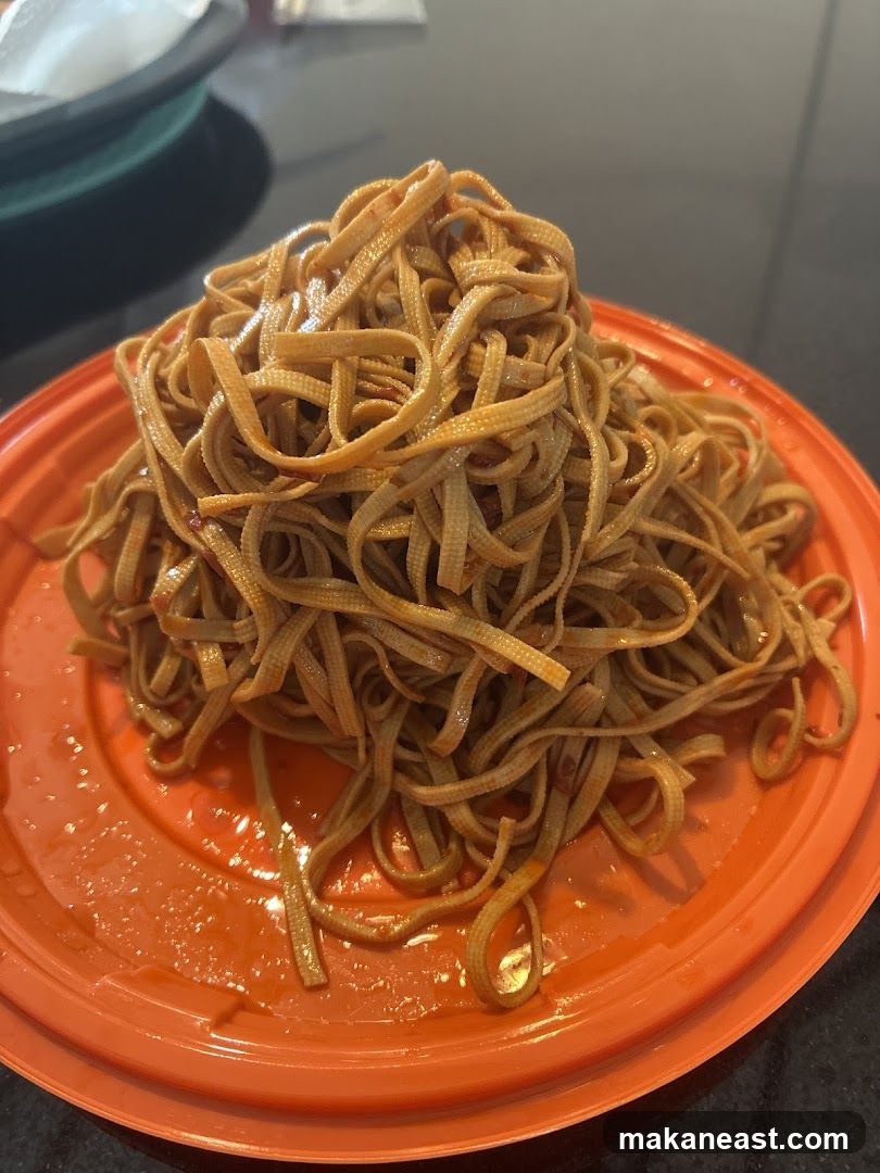 Spicy Tofu Skin Noodles