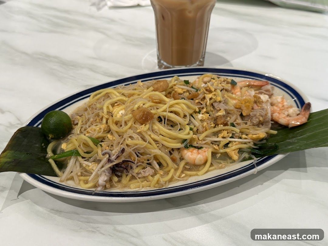 Noodles with Shrimp and Squid