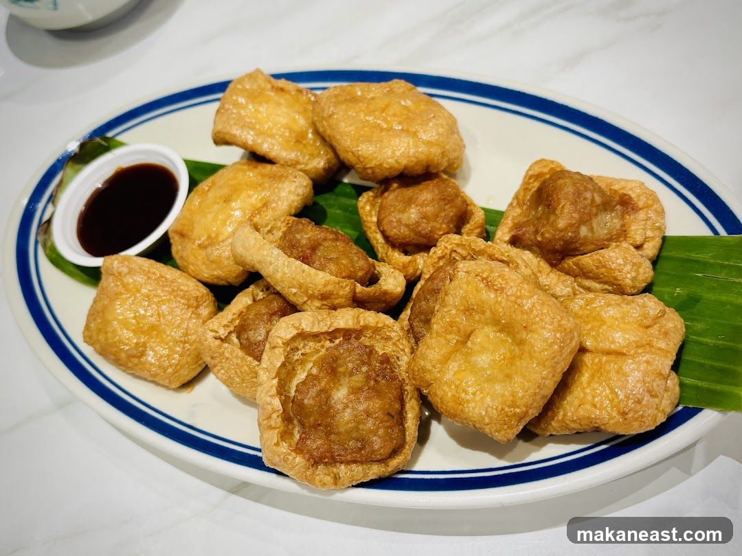 Fried Tofu with Meat Filling