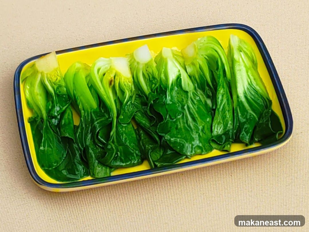 Steamed Bok Choy