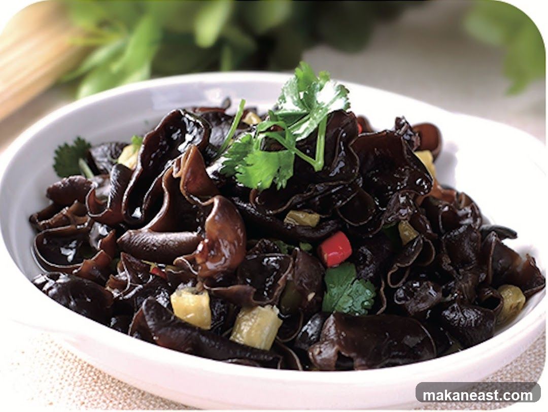 Wood Ear Mushroom Salad