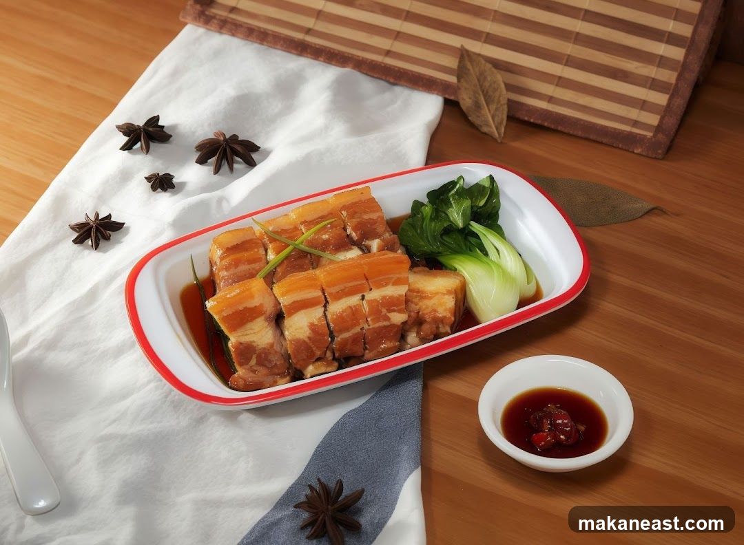 Braised Pork Belly with Bok Choy