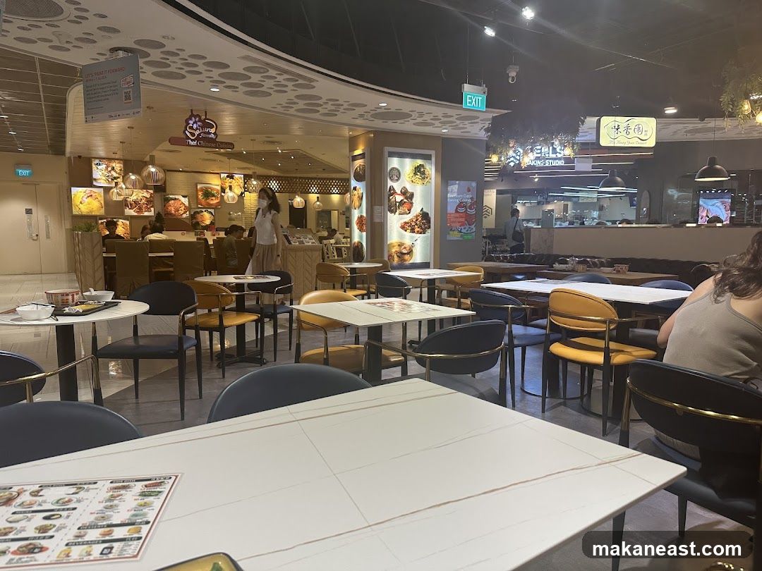 Restaurant Interior with Dining Tables
