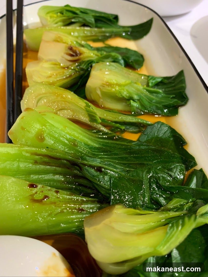Steamed Bok Choy