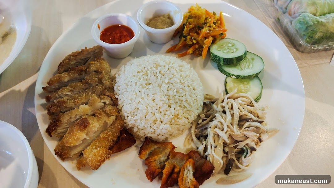 Fried Chicken Rice Plate