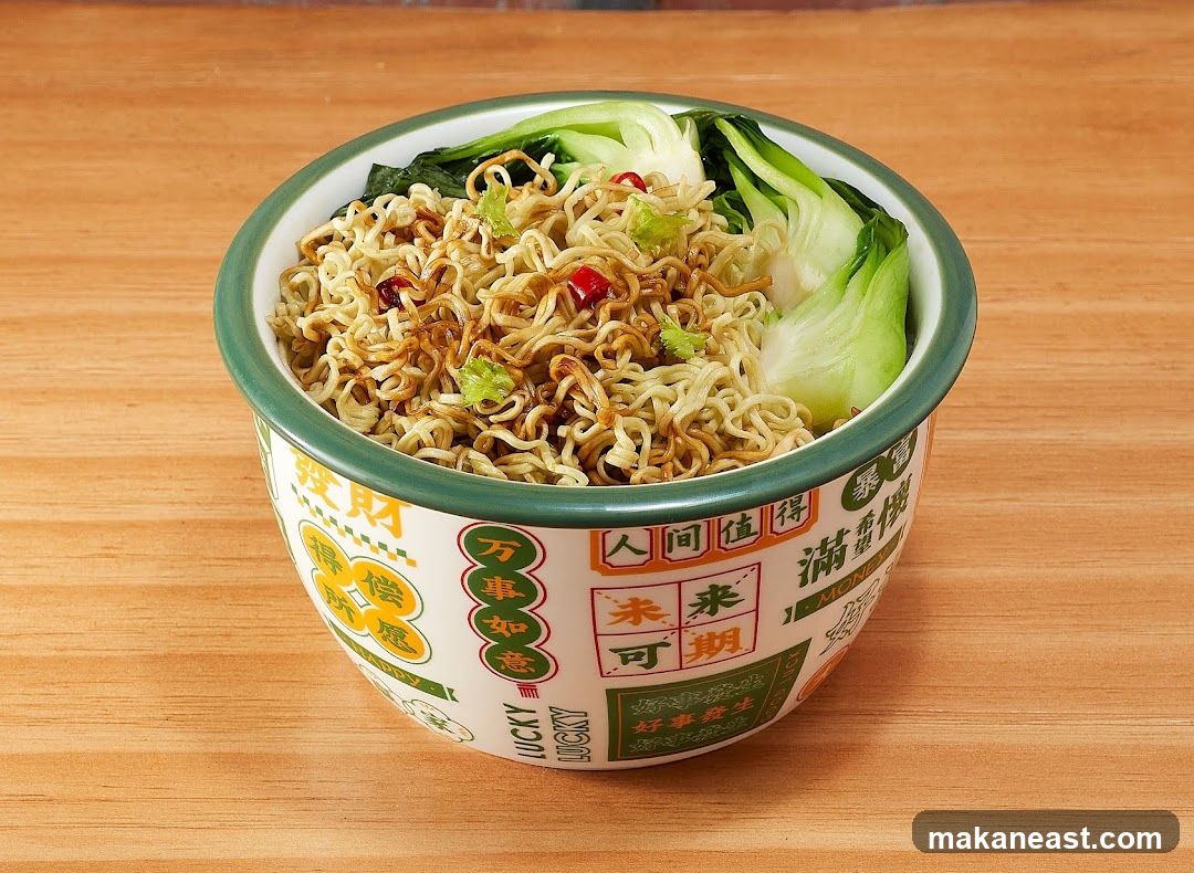Instant Noodles with Bok Choy