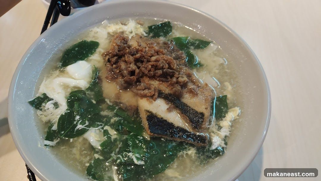 Fish Soup with Greens and Egg