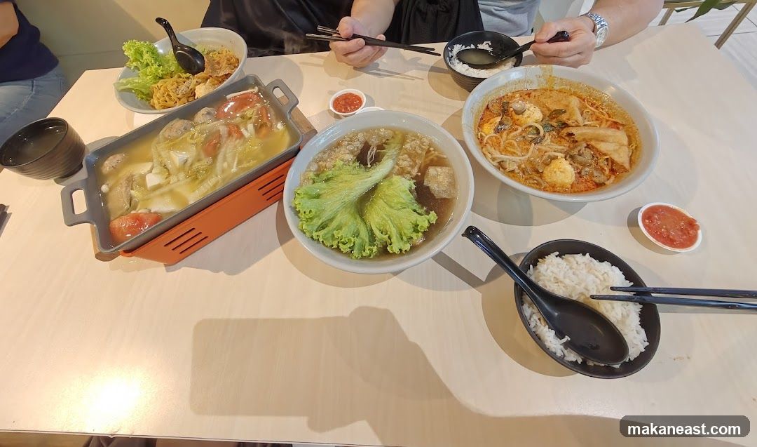Table with various dishes