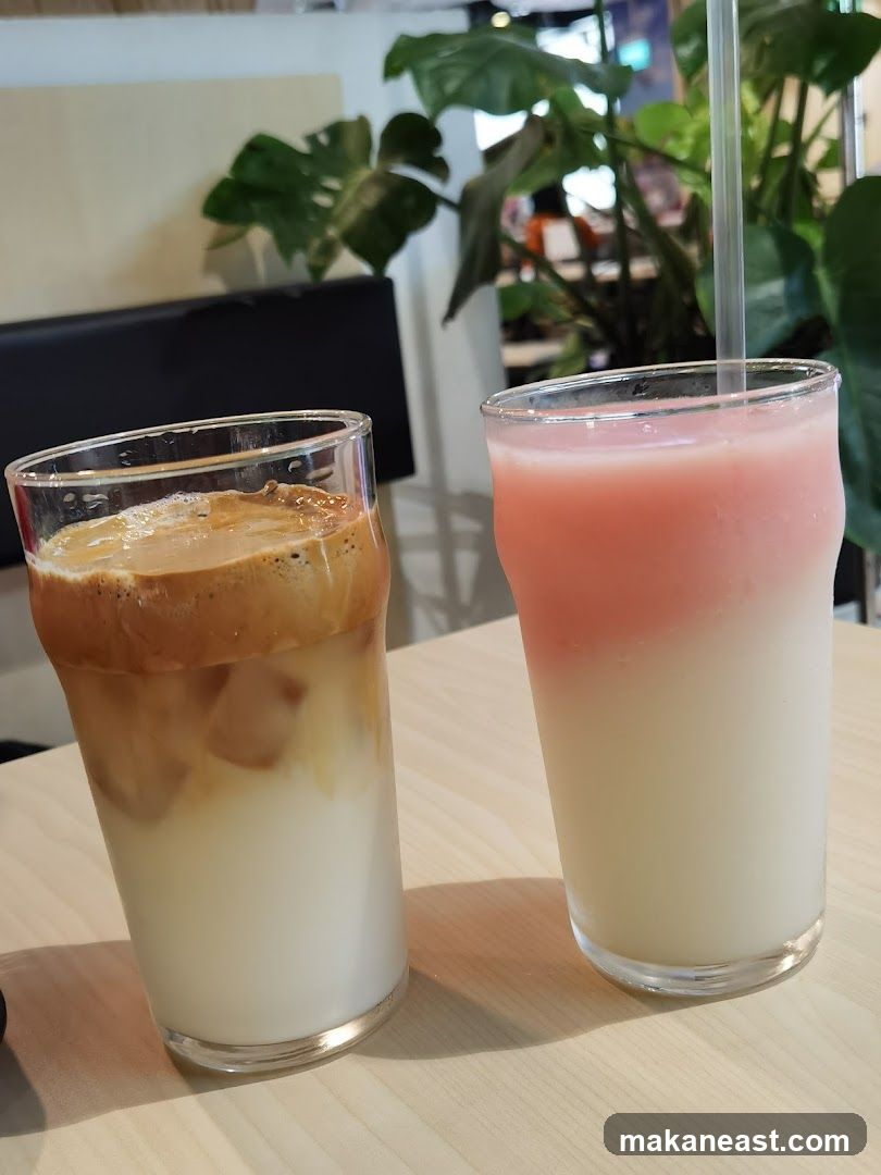 Two Iced Drinks