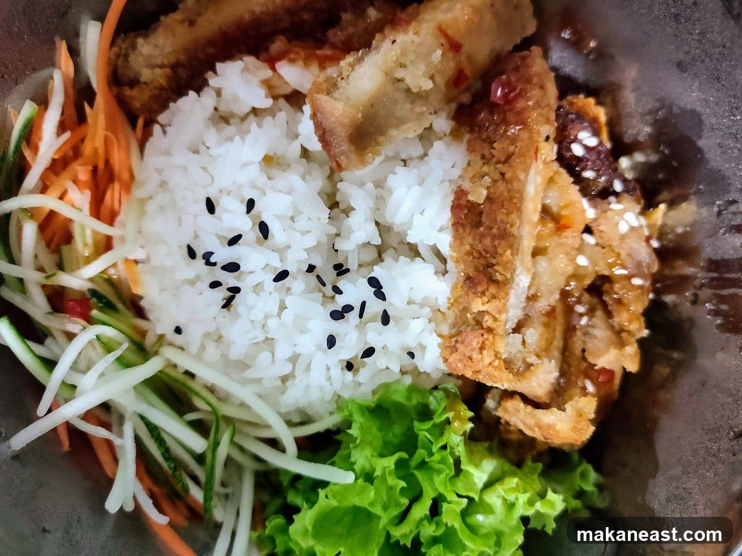 Crispy Chicken Rice Bowl