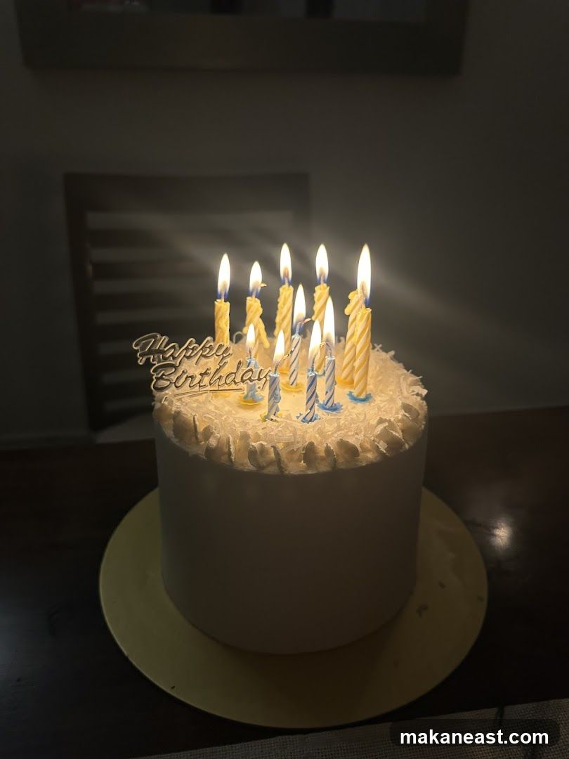 Birthday Cake with Candles