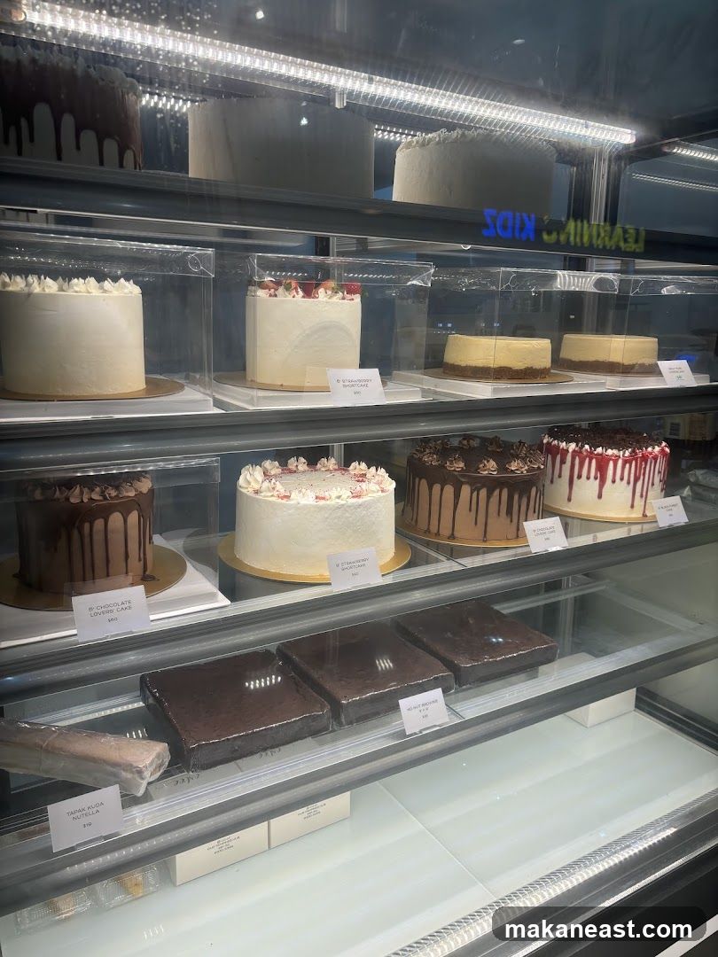 Cakes and Desserts Display