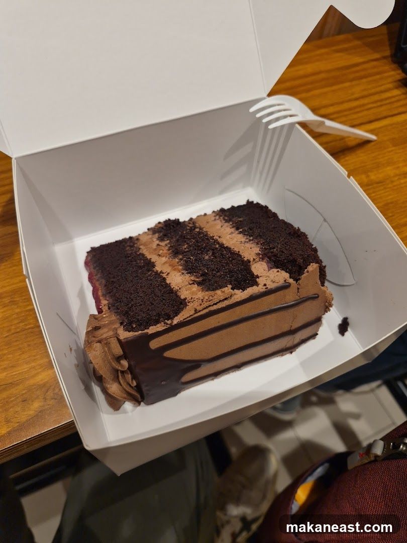 Chocolate Cake Slice