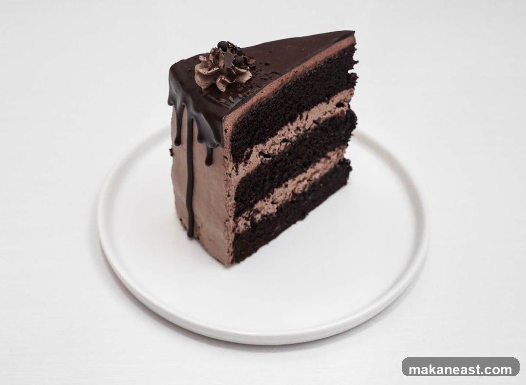 Chocolate Cake Slice