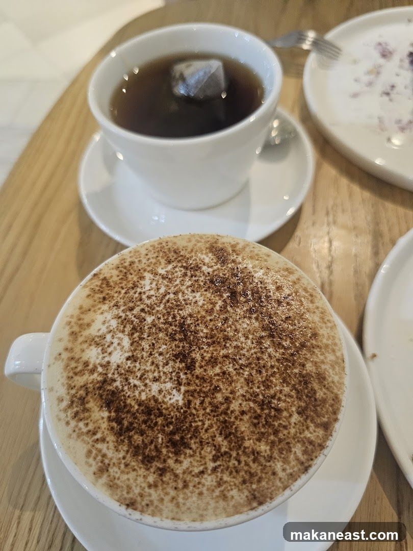 Cappuccino and Tea