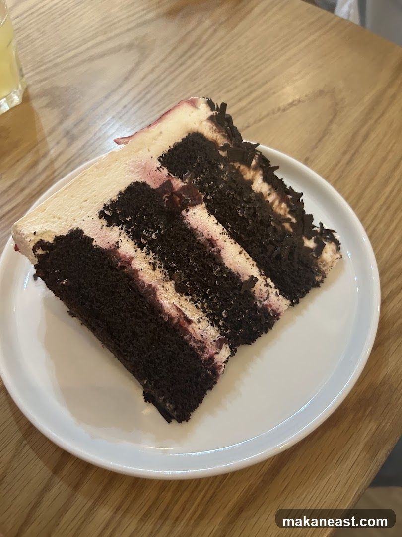 Slice of Chocolate Cake