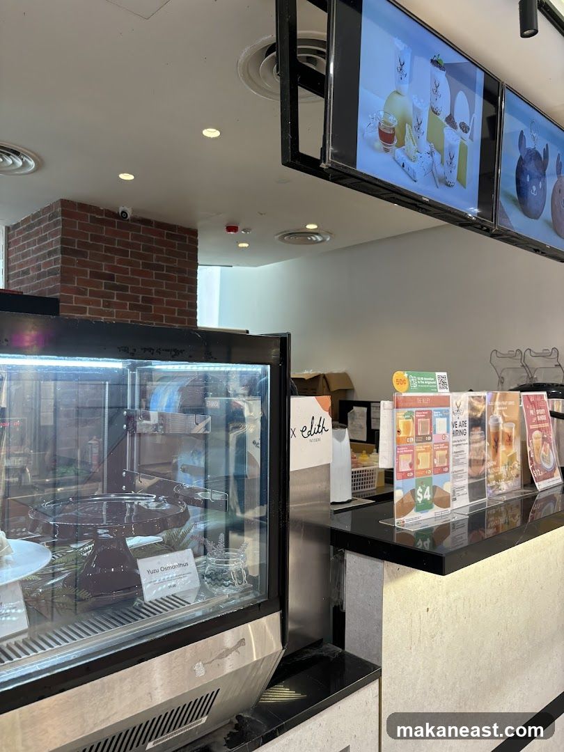 Dessert Display and Menu Boards