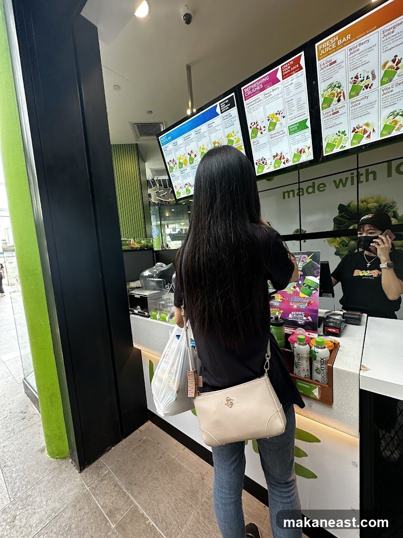 Juice Bar Menu