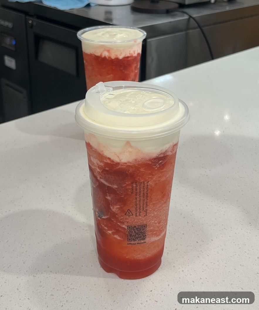 Strawberry Cream Drink