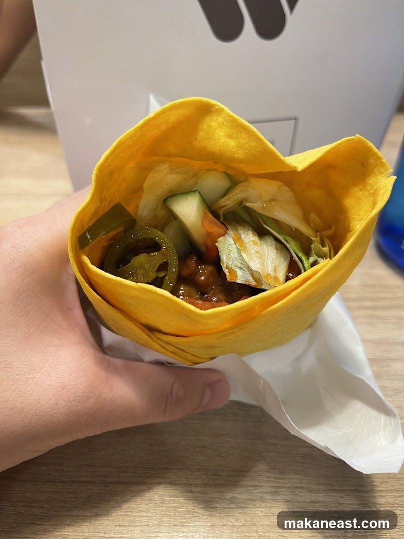 Yellow Wrap with Fillings