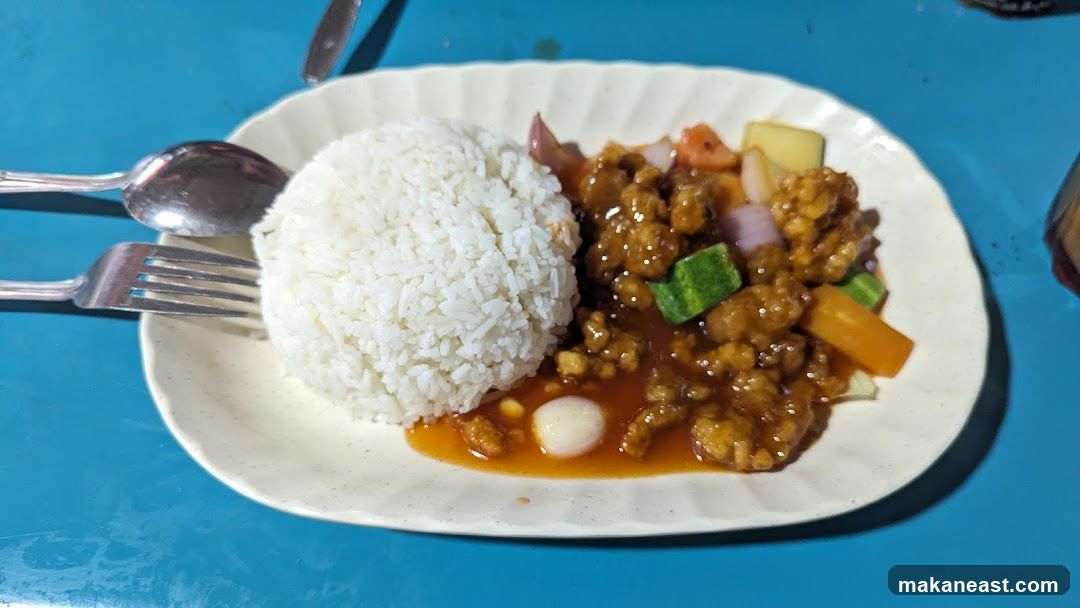 Sweet and Sour Pork with Rice