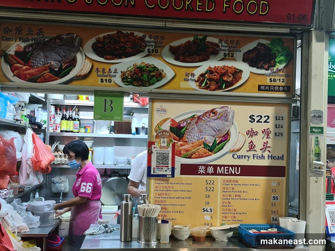 Cooked Food Stall Menu