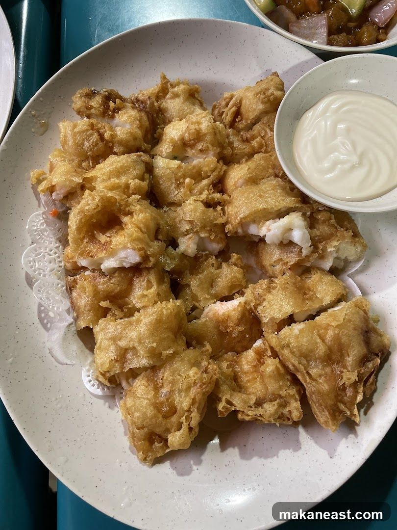 Fried Seafood with Dip