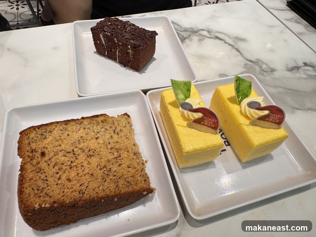 Desserts on Plates