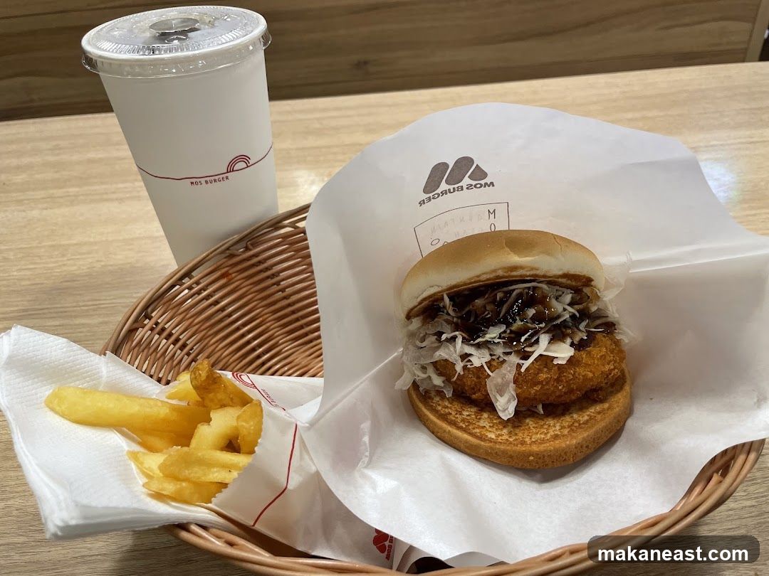 Burger, Fries, and Drink