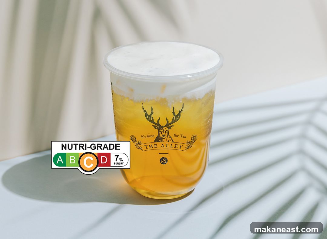 The Alley Drink with Nutri-Grade Label